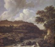 Jacob van Ruisdael A Mountainous Wooded Landscape with a Torrent (nn03) Spain oil painting artist